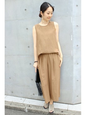 「FIGARO Paris（フィガロパリ）のアイテム」を使った、makiさん（レディース・164cm）の春コーディネート