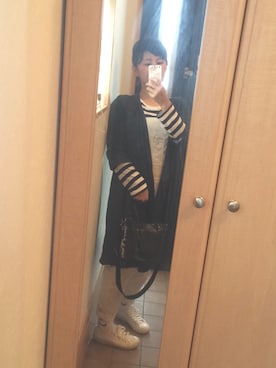 「カシュクール」｜「アイテム（サロペット/オーバーオール）」を使った、musuさん（レディース・159cm）の春コーディネート