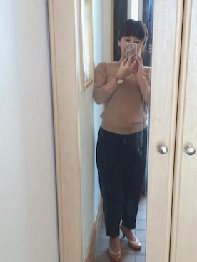 「nﾟ 44（ナンバーヨンジュウヨン）のアイテム」を使った、musuさん（レディース・159cm）の秋コーディネート