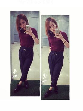 airi さん（レディース・146cm）の秋コーディネート