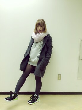 「チェスター×パーカー」｜airi さん（レディース・146cm）の冬コーディネート