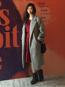 りりか凜凜花🌸さん（レディース・162cm）の冬コーディネート