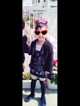 トモミさん（キッズ・110cm）の春コーディネート