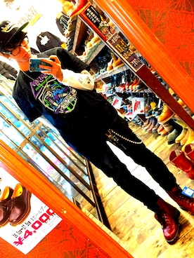 「STARTER BLACK LABEL（スターターブラックレーベル）のアイテム（Tシャツ/カットソー）」を使った、すんさん（メンズ・168cm）の秋コーディネート