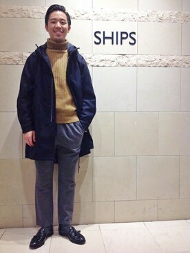 SHIPS（シップス）の「SHIPS×KAPTAIN SUNSHINE: スーパー100'S ウール 