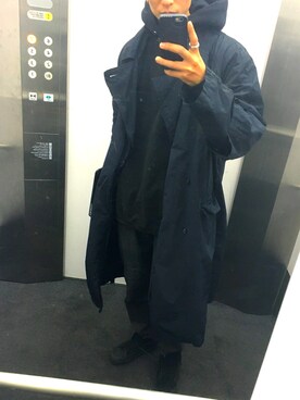 「UNUSED（アンユーズド）のアイテム（ジャケット/アウター）」を使った、KEITAさん（メンズ・178cm）の冬コーディネート