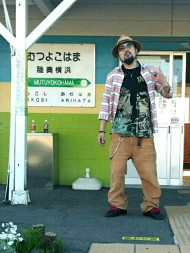 「SQUAIR（スクエア）のアイテム」を使った、M.Aさん（メンズ・170cm）の春コーディネート