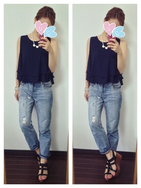 mayu*さん（レディース・158cm）の夏コーディネート