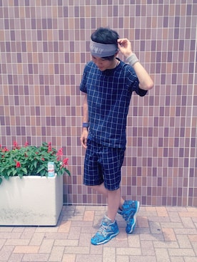 「BEN DAVIS（ベンデイビス）のアイテム（アクセサリー）」を使った、りょーすけ-RYOSUKE-さん（メンズ・170cm）の夏コーディネート