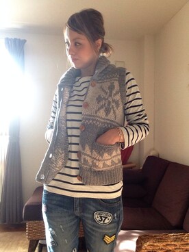 yubuki𓇼さん（レディース・164cm）の冬コーディネート