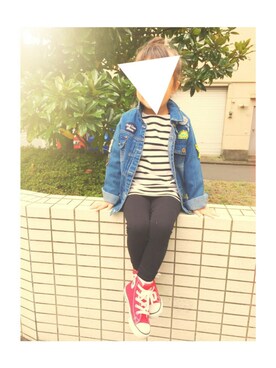 puricoさん（キッズ・100cm）の秋コーディネート
