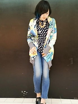 「monikoto（モニコト ）のアイテム」を使った、KIKOさん（レディース・159cm）の冬コーディネート