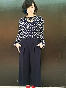 「monikoto（モニコト ）のアイテム」を使った、KIKOさん（レディース・159cm）の冬コーディネート
