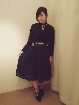 「monikoto（モニコト ）のアイテム」を使った、KIKOさん（レディース・159cm）の春コーディネート