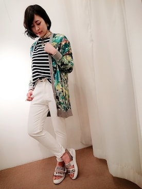 「monikoto（モニコト ）のアイテム」を使った、KIKOさん（レディース・159cm）の春コーディネート