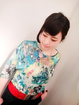 「monikoto（モニコト ）のアイテム」を使った、KIKOさん（レディース・159cm）の春コーディネート