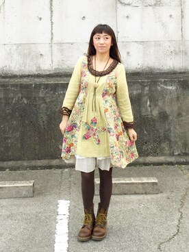 「ボウタイ」｜1000birdさん（レディース・156cm）の春コーディネート