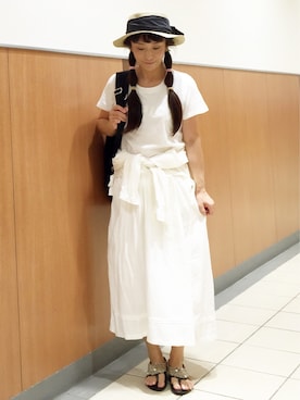 「sesame（セサミ）のアイテム（帽子）」を使った、1000birdさん（レディース・156cm）の夏コーディネート