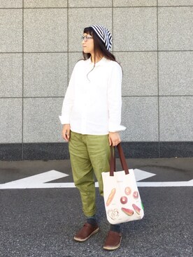 「mooi（モーイ）のアイテム」を使った、1000birdさん（レディース・156cm）の秋コーディネート