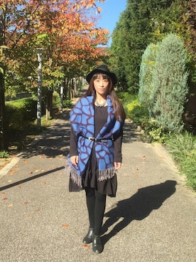 「axes femme（アクシーズファム）のアイテム（ブーティ）」を使った、1000birdさん（レディース・156cm）の秋コーディネート