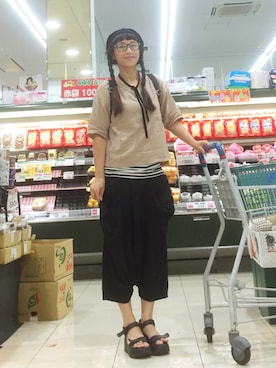 「秋色コーデ」｜「アイテム（ハンチング/ベレー帽）」を使った、1000birdさん（レディース・156cm）の夏コーディネート