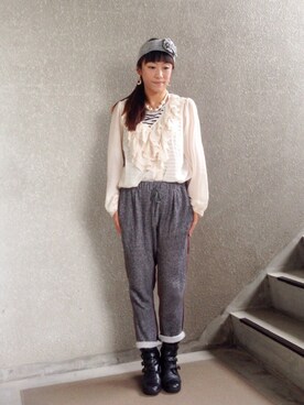 1000birdさん（レディース・156cm）の秋コーディネート