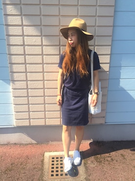 「CONVERSE（コンバース）のCONVERSE コンバース ジャック パーセル / JACK PURCEL（スニーカー）」を使った、__yoonさん（レディース・152cm）の夏コーディネート