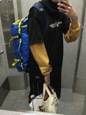 「Laundry（ランドリー）のアイテム（バッグ）」を使った、αmiさん（レディース・164cm）の春コーディネート