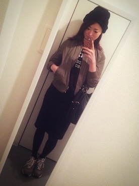 「coca（ANDEX shoes product）（コカ）のアイテム（Tシャツ/カットソー）」を使った、　nanakoさん（レディース・164cm）の春コーディネート