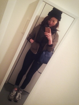 「coca（ANDEX shoes product）（コカ）のアイテム（Tシャツ/カットソー）」を使った、　nanakoさん（レディース・164cm）の春コーディネート