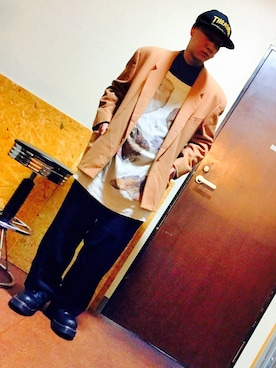 「ノゾミイシグロ」｜田中ショヲタさん（メンズ・165cm）の冬コーディネート