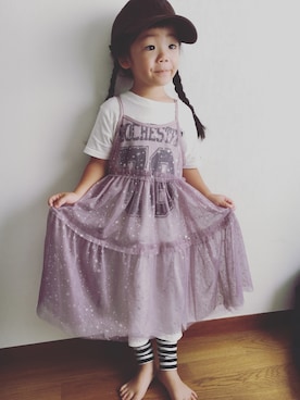 mahさん（キッズ・90cm）の秋コーディネート