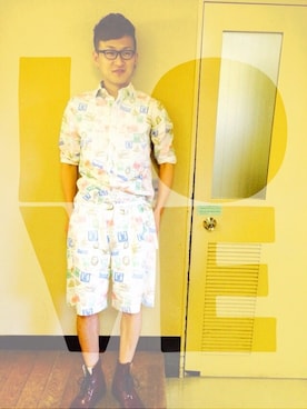 ロバート馬場裕之さんのコーディネート