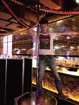 ロバート馬場裕之さん（メンズ・181cm）の秋コーディネート