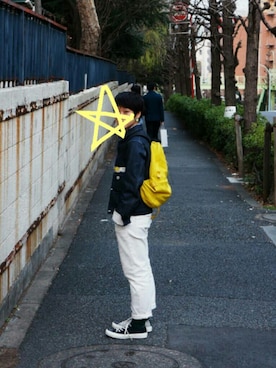 「STILL BY HAND」｜「アイテム（デニムジャケット）」を使った、さめさん（レディース・155cm）の春コーディネート