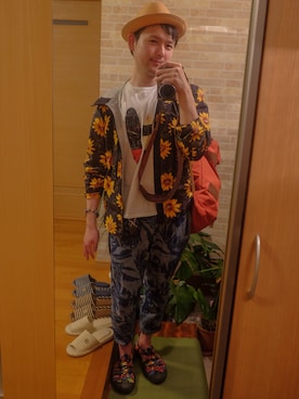 あきんこさん（メンズ・172cm）の夏コーディネート