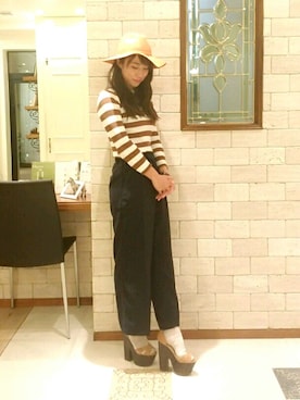 「TOPSHOP（トップショップ）のアイテム」を使った、Shimizu Nagisaさん（レディース・158cm）の秋コーディネート