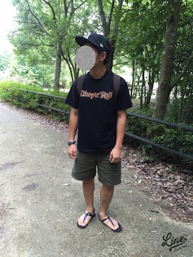 「DULUTH PACK（ダルースパック）のアイテム」を使った、あだばなさん（メンズ・165cm）の夏コーディネート