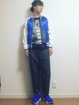 「MissMuch（ミスマッチ）のアイテム」を使った、MICHYさん（メンズ・178cm）の秋コーディネート