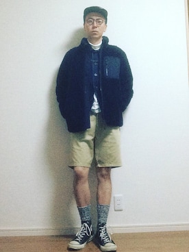 「MissMuch（ミスマッチ）のアイテム」を使った、MICHYさん（メンズ・178cm）の秋コーディネート