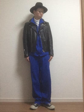 「MissMuch（ミスマッチ）のアイテム」を使った、MICHYさん（メンズ・178cm）の秋コーディネート