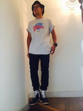 「irregular（イレギュラー）のアイテム（ブーツ）」を使った、MingShaneHoさん（メンズ・171cm）の夏コーディネート