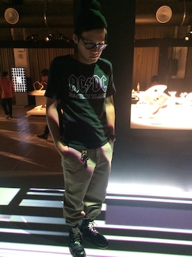 「irregular（イレギュラー）のアイテム（ブーツ）」を使った、MingShaneHoさん（メンズ・171cm）の秋コーディネート