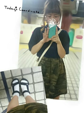 「ハイネックトップス」｜ないとーさん（レディース・153cm）の夏コーディネート