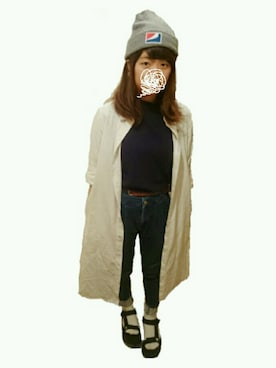 「ハイネックトップス」｜ないとーさん（レディース・153cm）の秋コーディネート