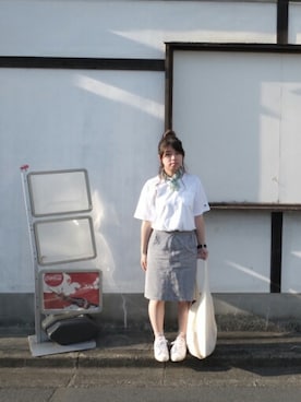 「LILY BROWN（リリーブラウン）のアイテム（財布/小物）」を使った、ないとーさん（レディース・153cm）の春コーディネート