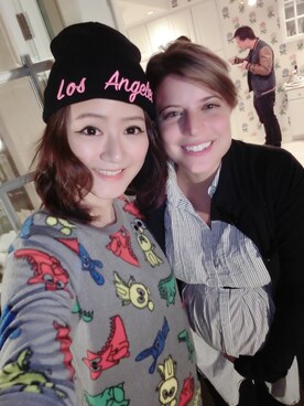 「I.Tのアイテム（ワンピース/ドレス）」を使った、濱小步Celine Cさん（レディース・160cm）の春コーディネート