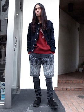「JOINTRUST（ジョイントラスト）のアイテム」を使った、オギさん（メンズ・180cm）の冬コーディネート