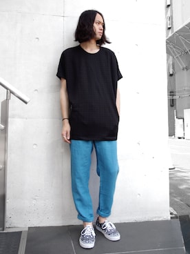 「Etudes Studio（エチュードスタジオ）のアイテム」を使った、オギさん（メンズ・180cm）の夏コーディネート