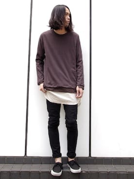 「Wizzard（ウィザード）のアイテム（パンツ）」を使った、オギさん（メンズ・180cm）の夏コーディネート